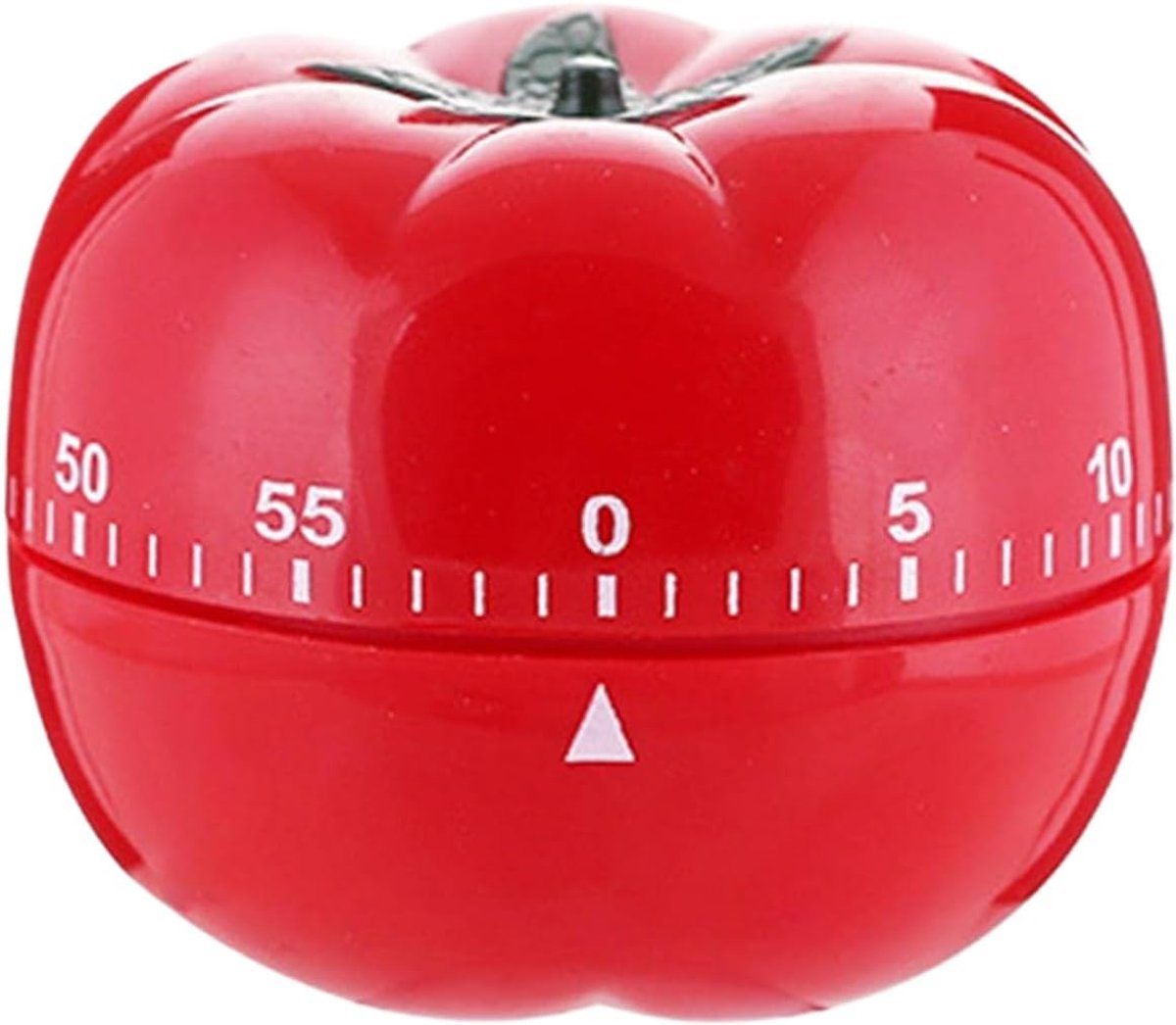 Mechanische Timer - Kookwekker Keuken - Tijd Management - Luid Alarm - 8x8x8 cm - Rood