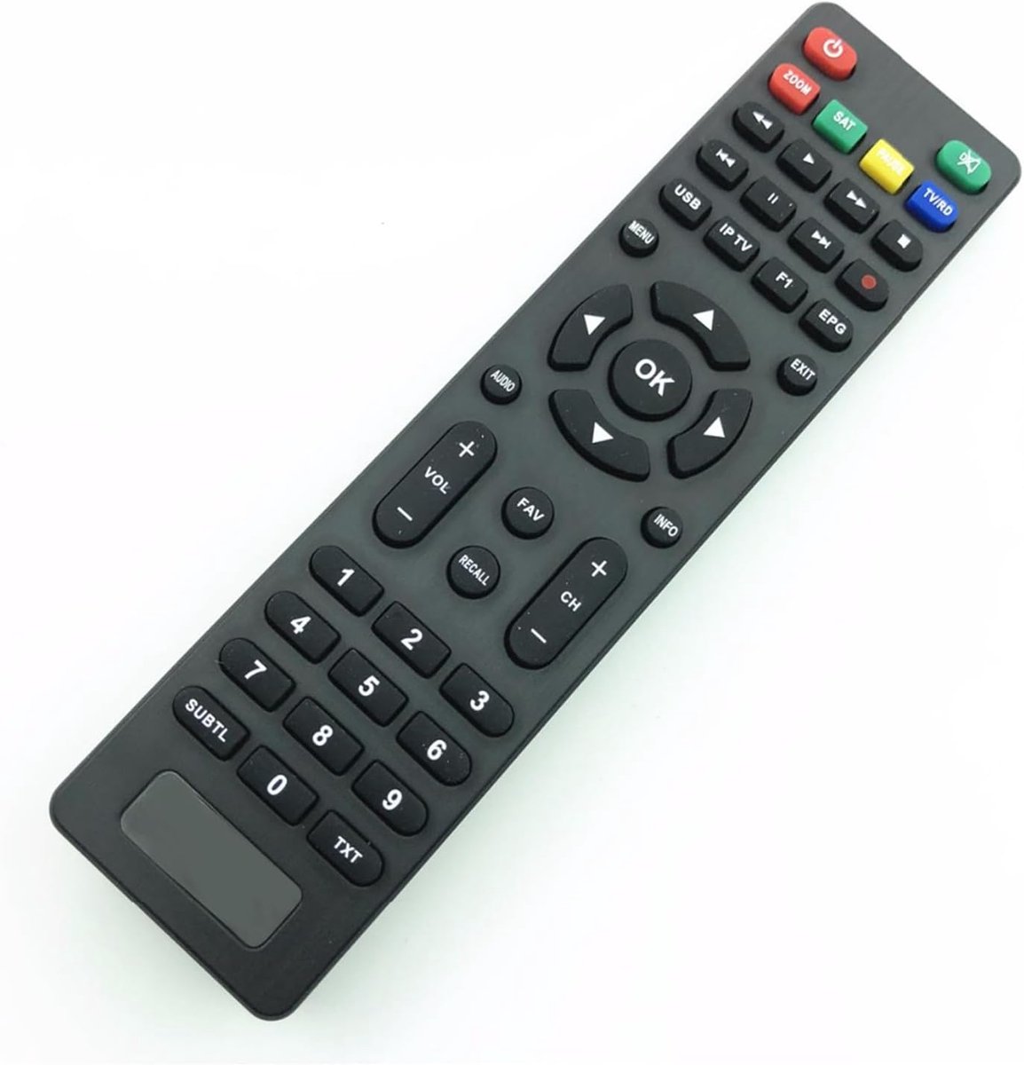 Afstandsbediening - TV Bediening - Streamen - Directe Koppeling - 3x2x1 cm - Zwart