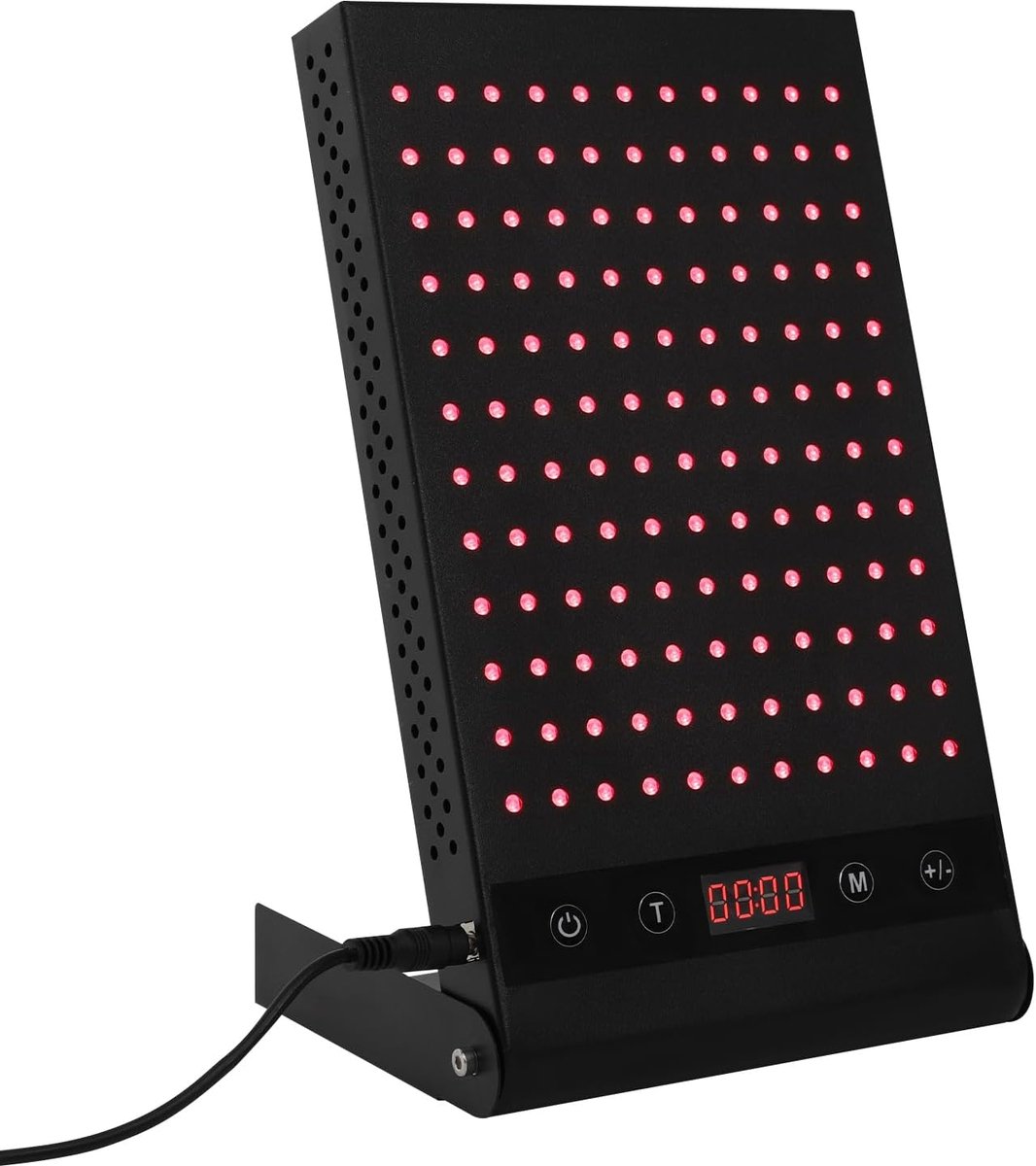 Infrarood Lichtpaneel - Roodlicht Therapie - Pijnverlichting Huid - 132 LED's 660/850nm - 27x16.5x3.5 cm - Zwart