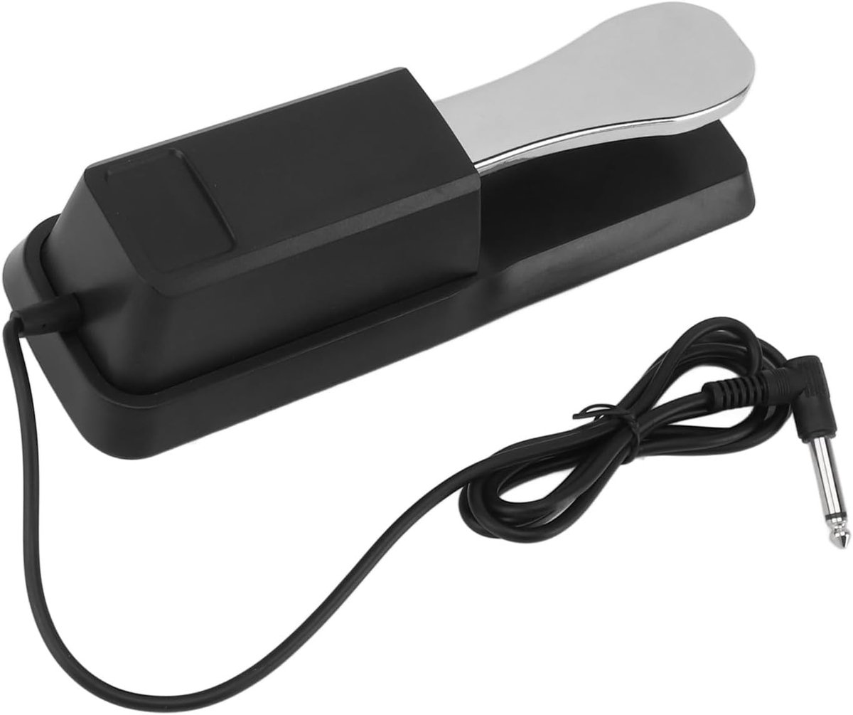 Sustain Pedaal - Keyboard Pedaal - Muziek Maken - Universele Pasvorm - Zilver