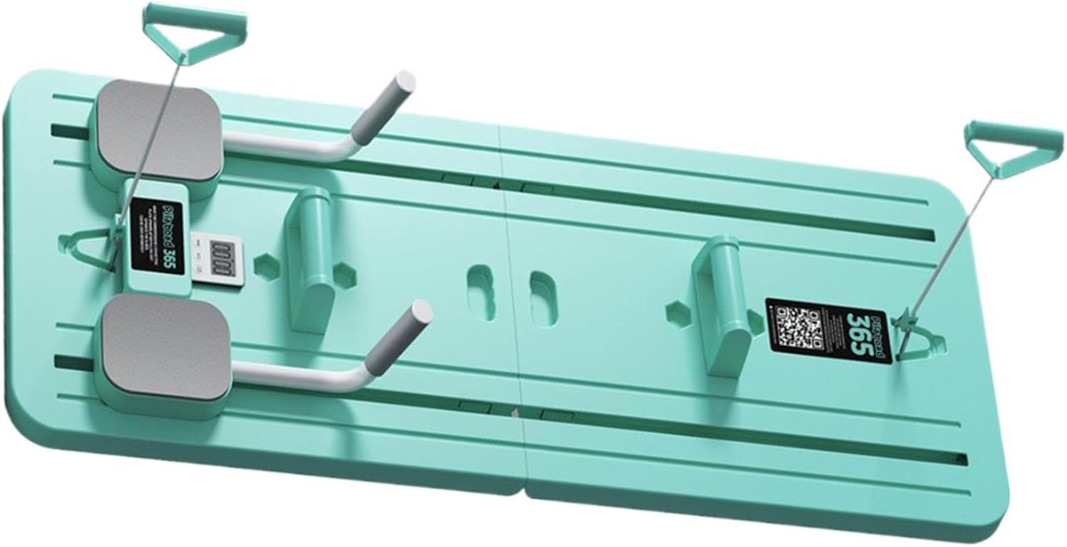 Pilates Oefenbord - Fitness Tool - Kerntraining Thuis - Multifunctioneel Ontwerp - 106 x 41 cm - Groen