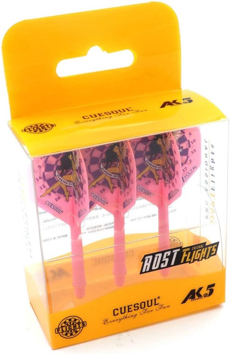 Dart Shaft Flights - Geïntegreerde Set - Precisie Werpen - Speciaal Materiaal Mix - 3 Lengtes Beschikbaar - Uniek Patroon