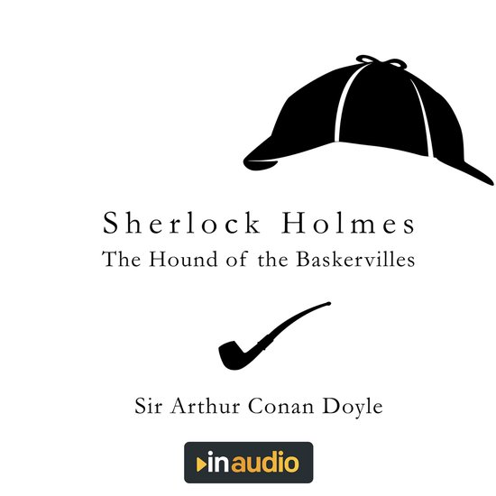 Sherlock Holmes - De Hond van de Baskervilles, met een hoed en pijp.