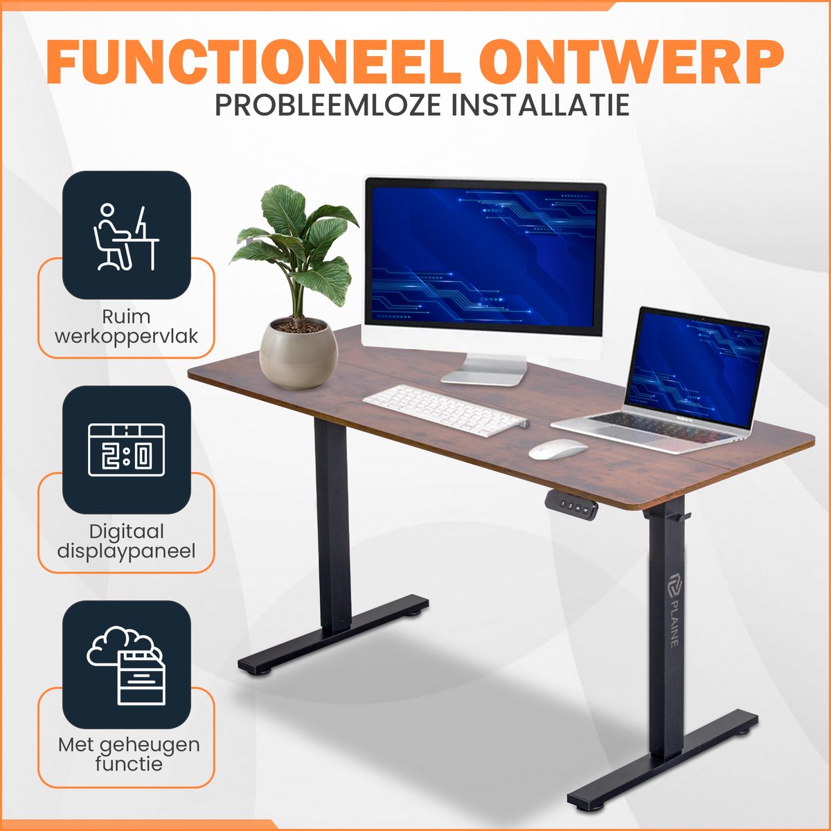 LG Zit-Sta Bureau Elektrisch 140x60 thumbnail 7