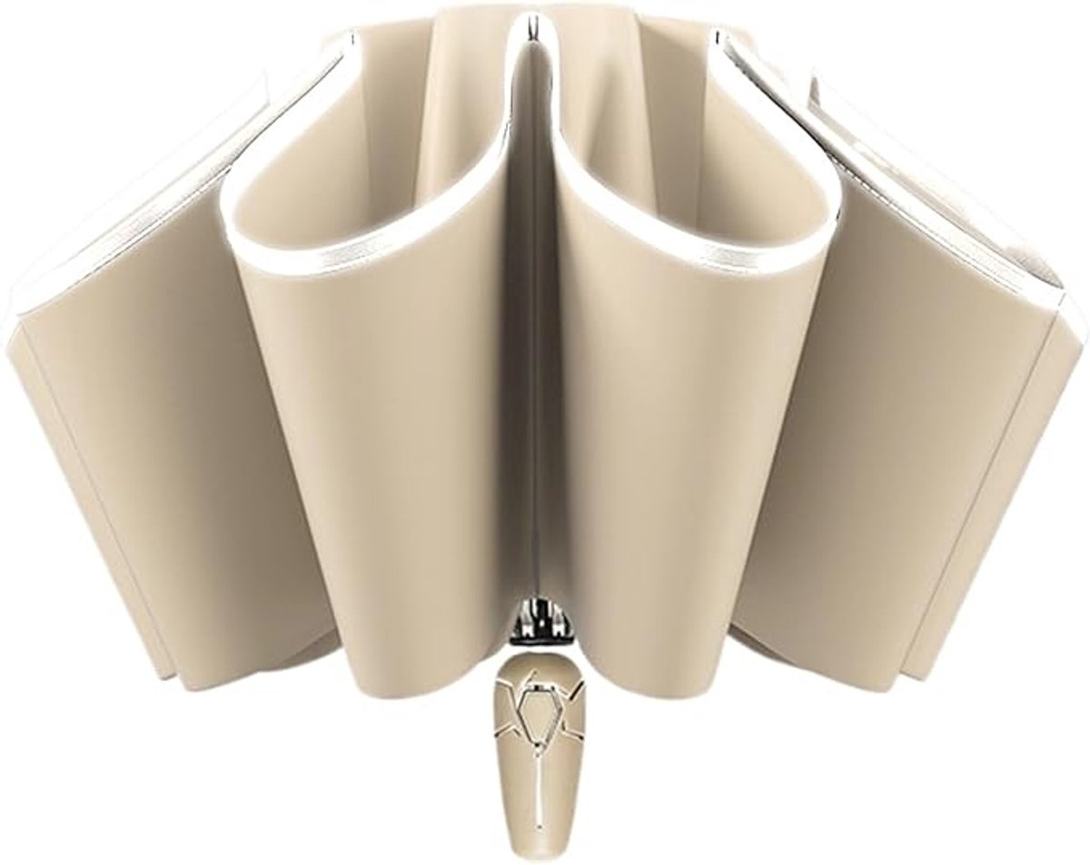 Regenparaplu’s – Draagbare Paraplu met Reflecterende Banden, Automatische Zonbescherming, Lichtgewicht Outdoor Accessoire voor Strand, Golf en Kamperen