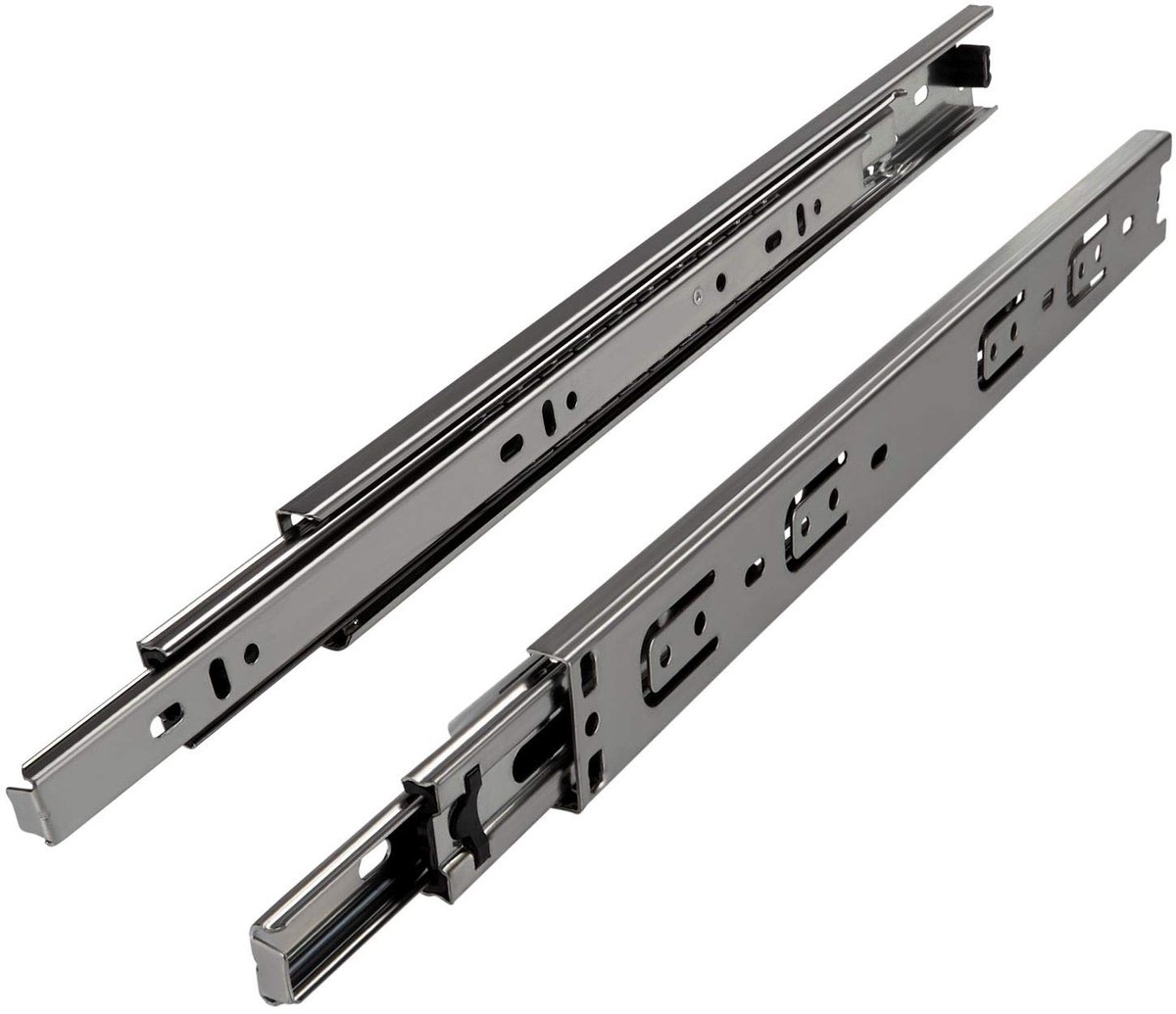 SOTECH 1 paar Volledig uittrekbare ladegeleiders KV2-45-H45-L300-NF 300 mm (ingeschoven) Ladegeleiders met 45 kg draagvermogen
