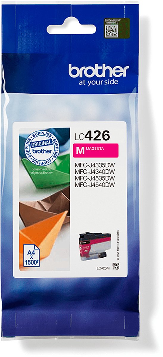 LC426M Inktcartridge - BROTHER - Magenta Standaardcapaciteit 1500 pagina's - Voor MFC-J4340DW, MFC-J4540DW en MFC-J4540DWXL
