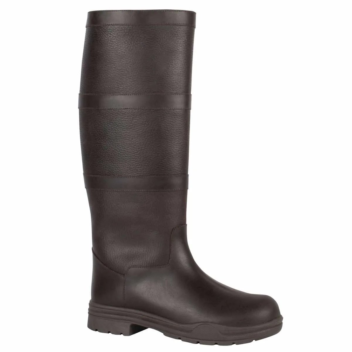 Mondoni Country Boots - Maat: 41 - Donkerbruin - Katoen