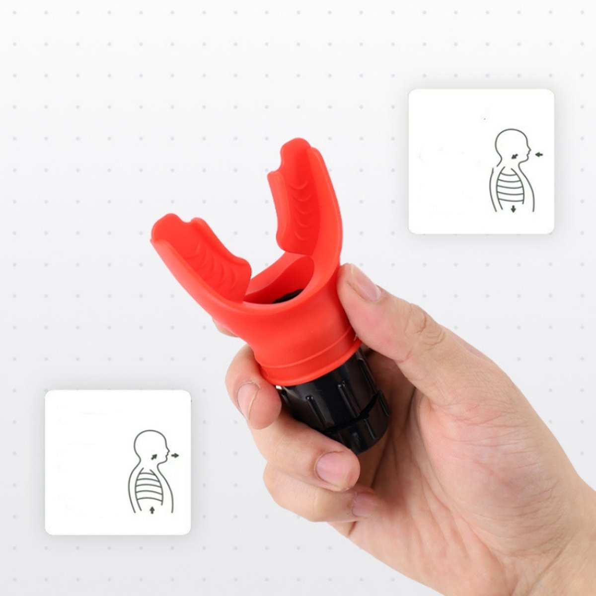 Ademhalingstrainer voor sport en fitness