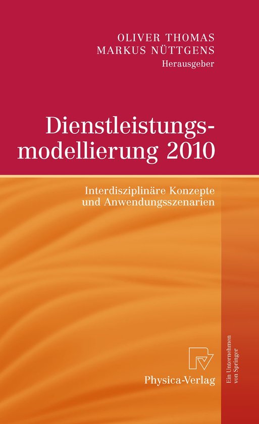 Dienstleistungsmodellierung 2010 - cover