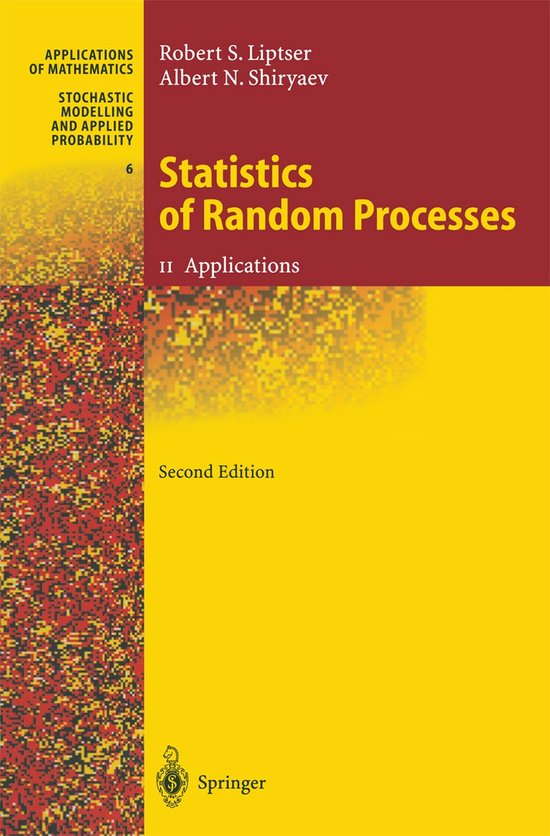 Stochastic Modelling and Applied Probability- Statistics of Random ...
