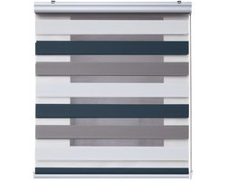 Storesdeco - Premium Duo rolgrodijn met aluminium afwerking, 180x250 cm