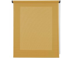 Storesdeco - Doorschijnend rolgordijn, rolgordijnen voor ramen geel 45x180 cm