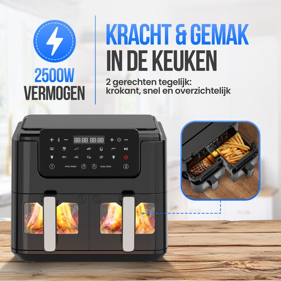 Cecotec FoodCourt Dubbele Airfryer XXL