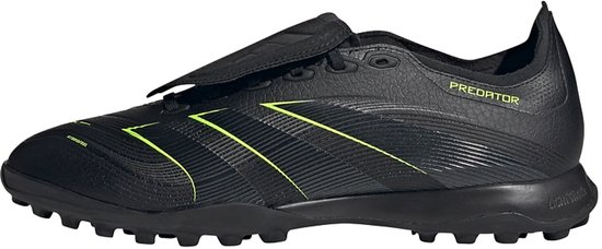 adidas Performance Predator League Fold-Over Tongue Voetbalschoenen voor kunstgras/hardcourt - Unisex - Zwart- 48 2/3