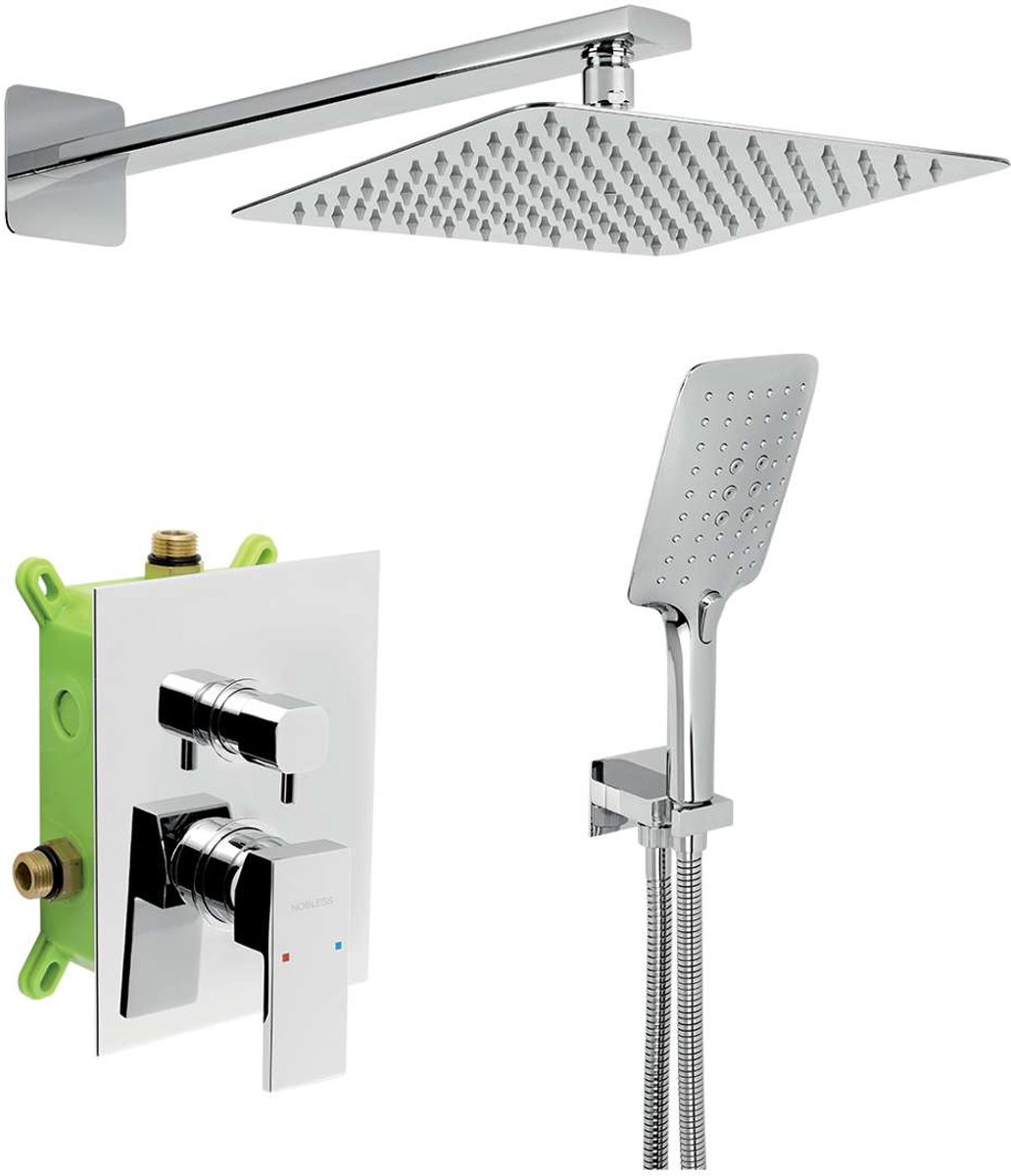 Novaservis Nobless Edge - Inbouw doucheset, chroom SADA36051R,0