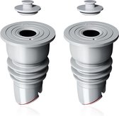 Lot De 2 Joints En Silicone Pour Tuyau De Vidange Lave-linge – étanchéité 35-40mm, Anti-odeurs, Facile à Nettoyer