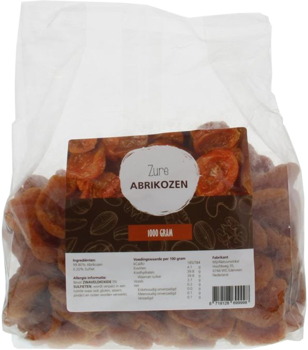 Mijnnatuurwinkel Zure abrikozen 1 kg