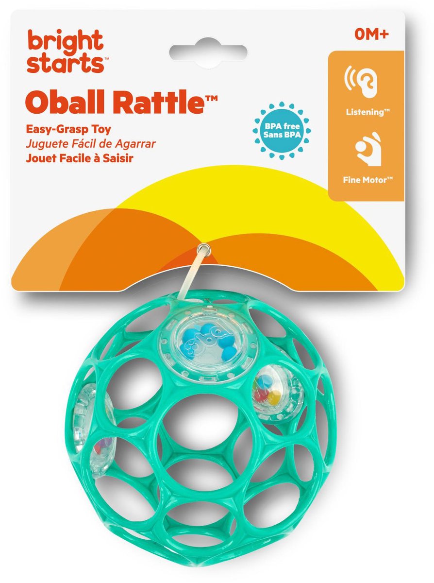 Oball baby rammelaar blauwgroen - Oball - vanaf 0 maanden — afbeelding 14