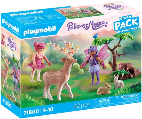 PLAYMOBIL Starter Packs Feeën met bosdieren 71800