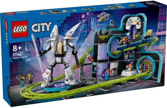 LEGO City Achtbaan in Robotwereld speelgoed