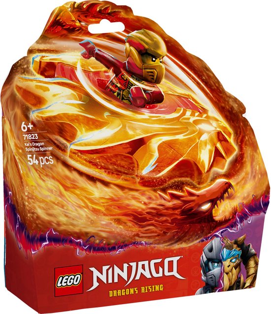 LEGO NINJAGO Kai's Spinjitzu drakenspinner actie - 71823