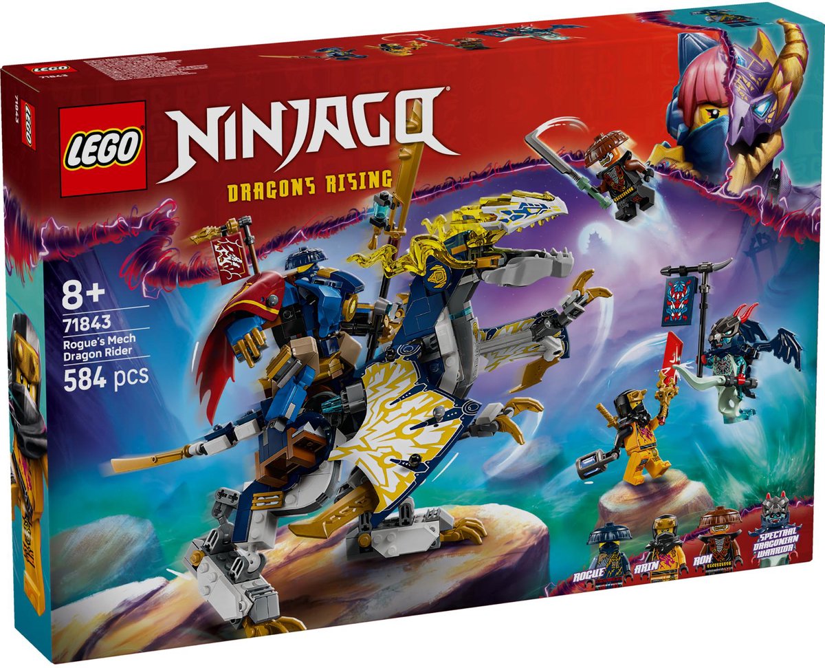 LEGO 71843 Ninjago Rogue's Mecha Drakenrijder