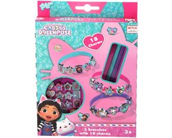 foto van Gabby’s Poppenhuis Totum 3 schuif armbandjes maken met 18 schuifbedels | speelgoed meisjes vanaf 3 jaar Gabby’s Dollhouse cadeautip