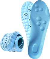 CloudSole Semelles intérieures en mousse à mémoire de forme pour homme/femme - Inserts de chaussures confortables et offrant un bon maintien (6 à 7 US, orange + noir