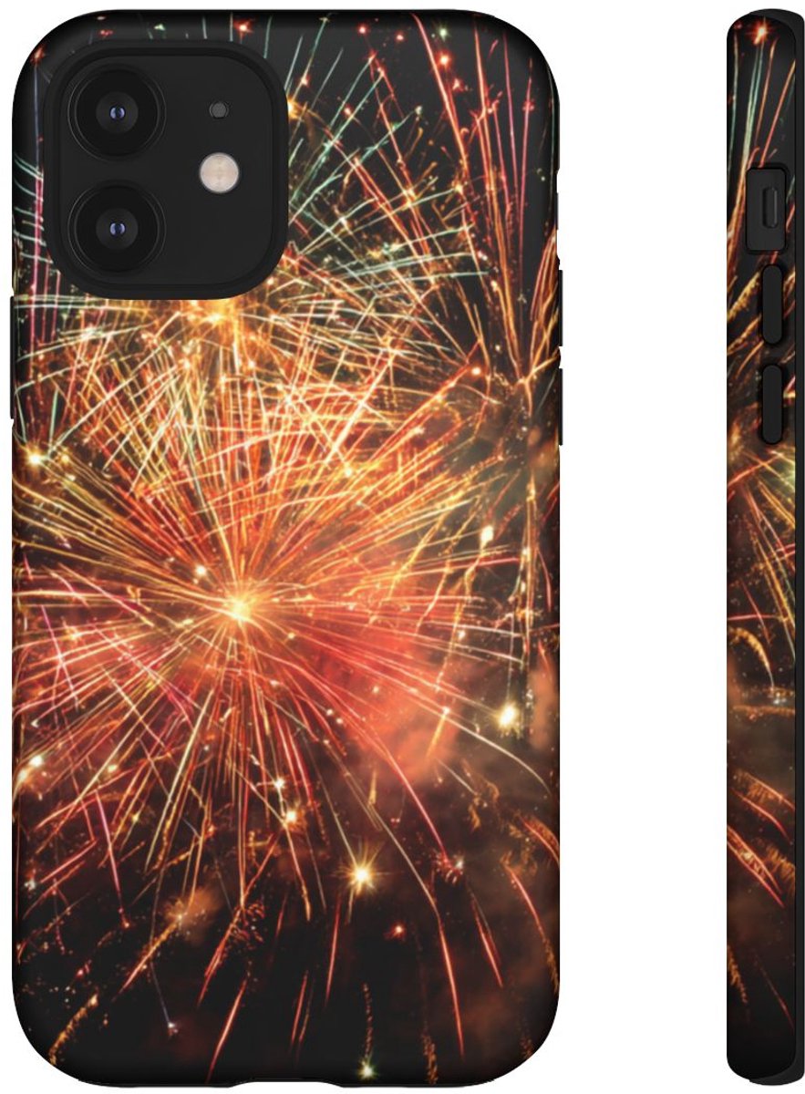 Kleurrijke Vuurwerkexplosie – Telefoonhoesje Geschikt voor iPhone 12