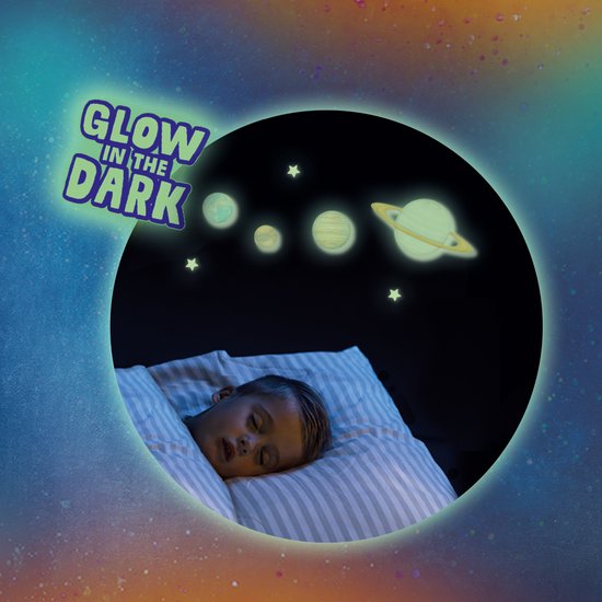 SES - Explore - Glowing solar system - lueur dans les planètes et les étoiles sombres