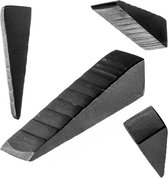HIULLEN Valwig kunststof, 4 stuks houtwiggen, splijtwig van 15 cm voor hout met handschoenen en opbergnetvak voor gecontroleerd vallen van bomen
