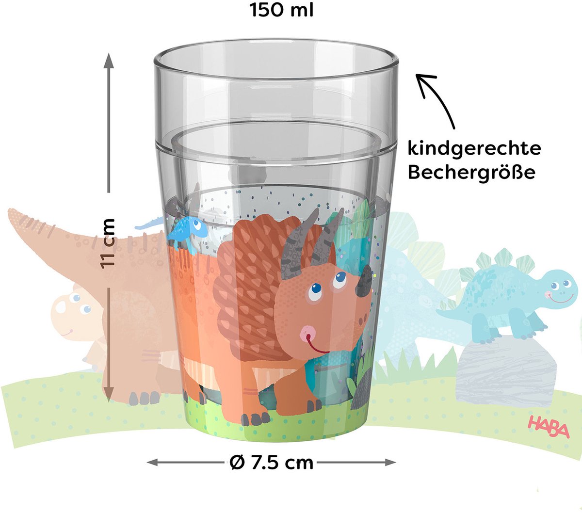HABA Becher Glitzerbecher