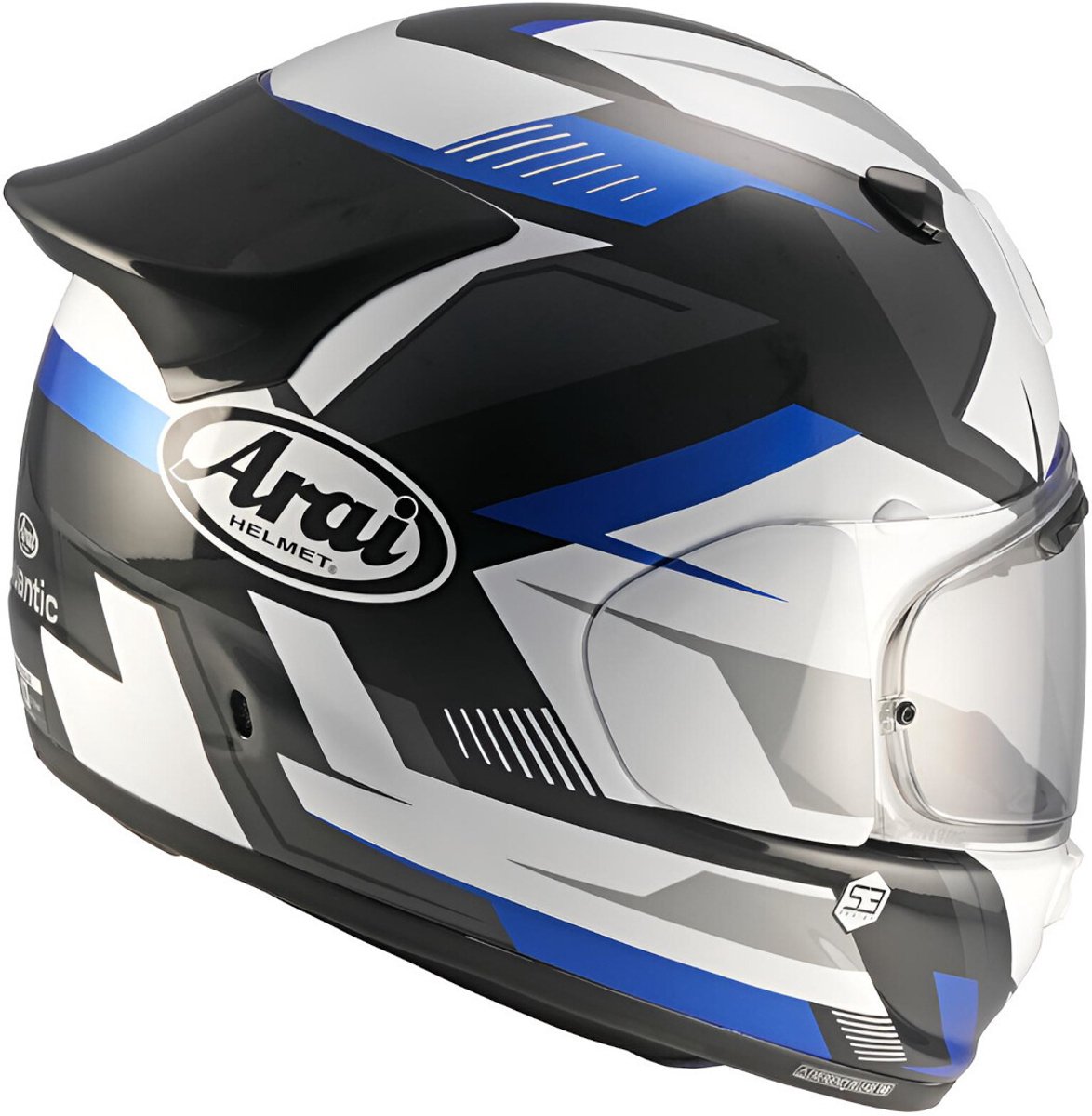 Arai Quantic Supra Blauw Zwart Wit Integraalhelm - Maat L – foto 4