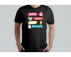 Anime Ramen Boba - T Shirt - Anime - Gift - Cute - OtakuLife - AnimeVibes - KawaiiAnime - AnimeLeven - IkHouVanAnime - AnimeWereld