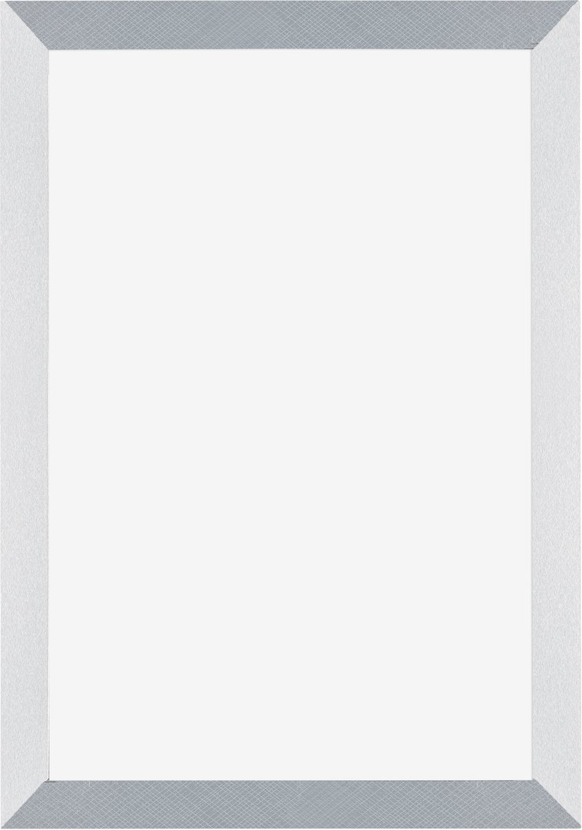 Fotolijst 60x85 cm - MDF - Aluminium Geborsteld - Marseille