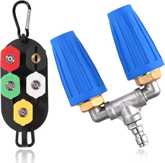 BOROCO High Pressure Washer Nozzles, Dual Turbo Nozzle High Pressure