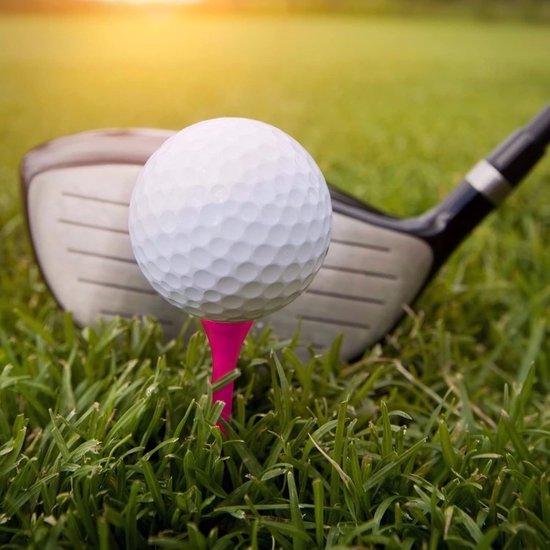 Golf Tees - Set 120 Stuks - 6 maten - Plastic - Herbruikbaar - Oefenmateriaal voor industriële golfers - Multi Kleur van Merkloos — afbeelding 2
