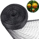Filet anti-oiseaux - 4 x 6 m - Filet anti-oiseaux - Filet de protection anti-oiseaux - Filet de jardin - Filet anti-pigeons - Protéger les arbres fruitiers - Potager et légumes des dommages - Zwart