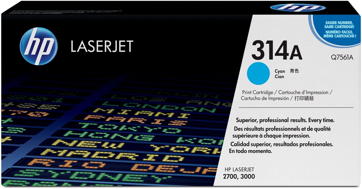 HP 314A - Tonercartridge / Cyaan