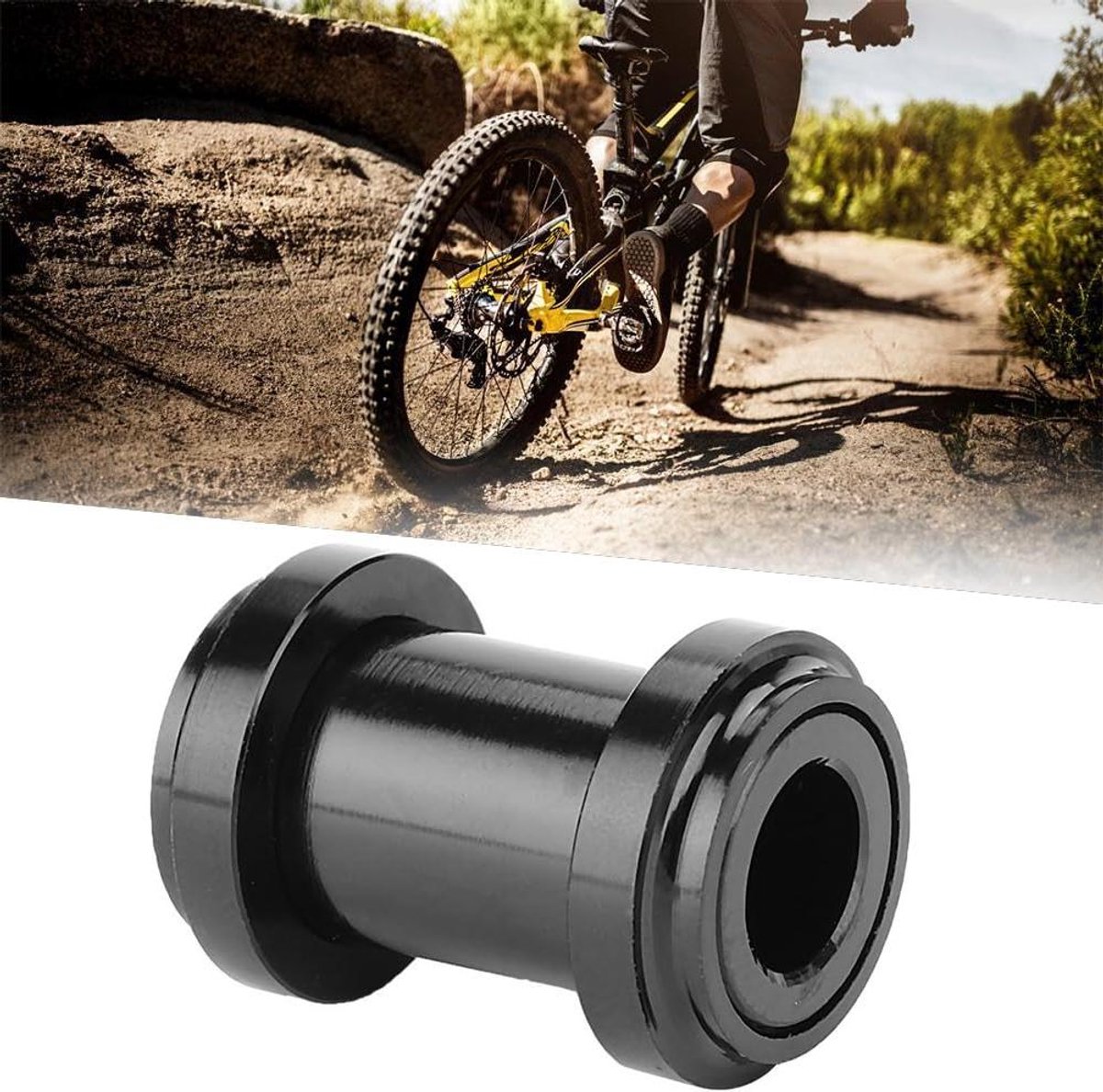 Allecto Plus - Aluminiumlegering Fiets Achter Schokdemper Adapter Mountainbike Voor Doe-Het-Zelf Reparatie - 24 x 8 mm