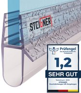 STEIGNER douchestrip, 190cm, glasdikte 5/ 6/ 7/ 8 mm, recht, pvc, vervangende afdichting voor douches, UK17