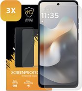 3-Pack MobyDefend Screenprotectors - Geschikt voor Motorola Moto G56 Case-Friendly Screensavers - Gehard Glas