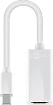 Bol.com Goobay DisplayPort / HDMI Adapter [1x Mini-DisplayPort stekker - 1x HDMI-bus] Wit aanbieding