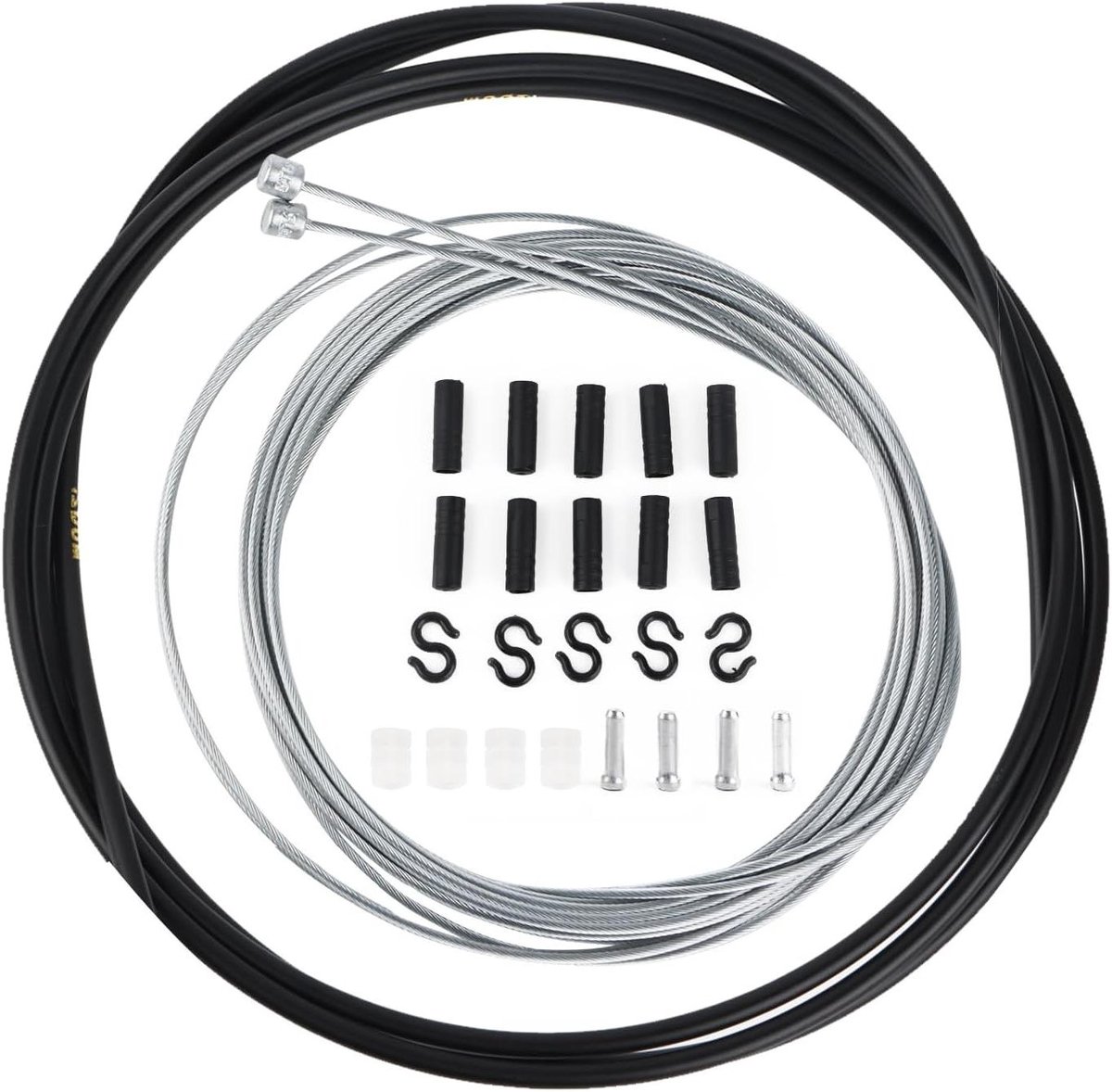 Allecto Plus - Universele versnellingskabelset voor mountainbike en racefiets - 3 meter buitenhuls slang - Fietsaccessoire