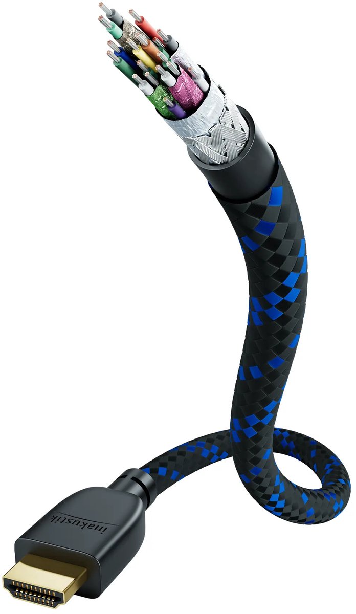 Inakustik Premium HDMI-HDMI 2.1, Ultra HD met Ethernet – 5m