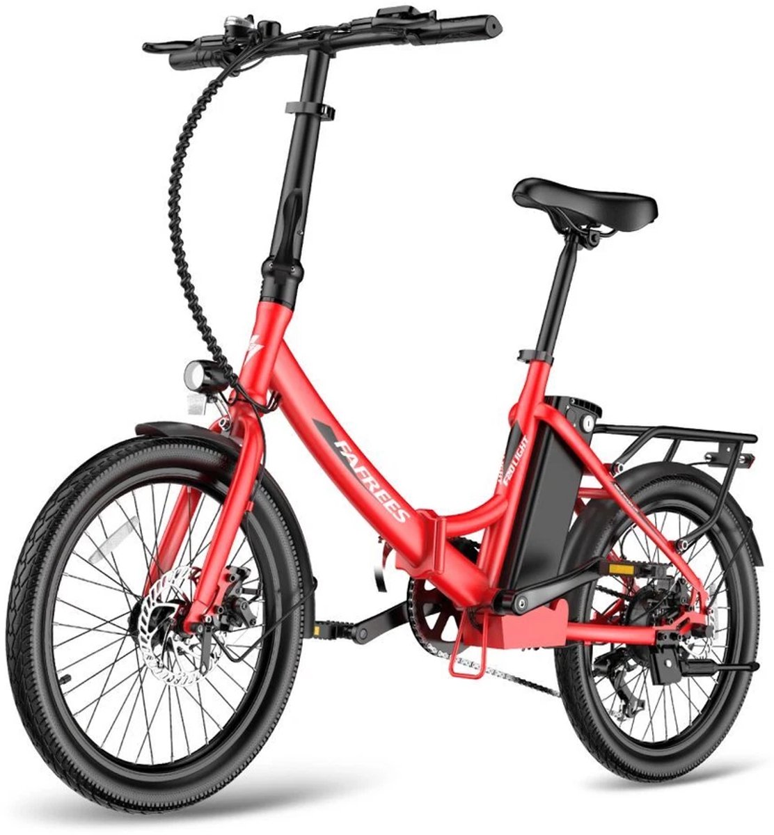 Fafrees 20 inch Elektrische fiets(155-195 cm), Elektrische vouwfietsen, e-bike, 250 W motor, 16,75 Ah accu, 35 N.M draaimoment, E-mountainbike, 25 km/u, bereik tot 130 km , Waterdicht IPX4, Pedelec vouwfiets met 7 versnellingen thumbnail 2