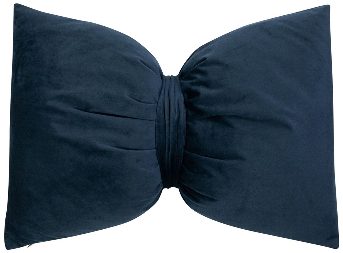 Strik Kussen Fluweel navy 40x60cm