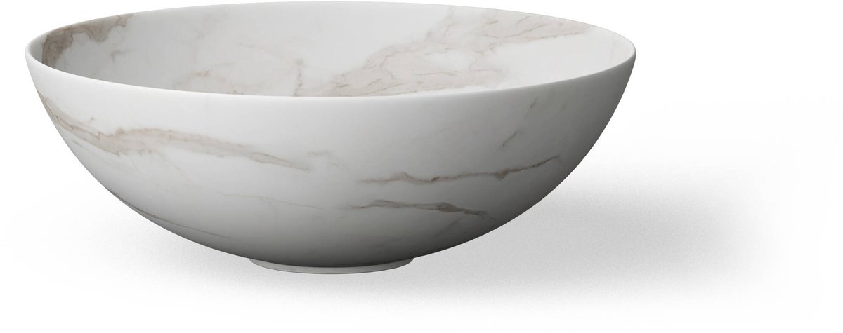 Looox Ceramic Raw Waskom 40x40x15cm Callacatta