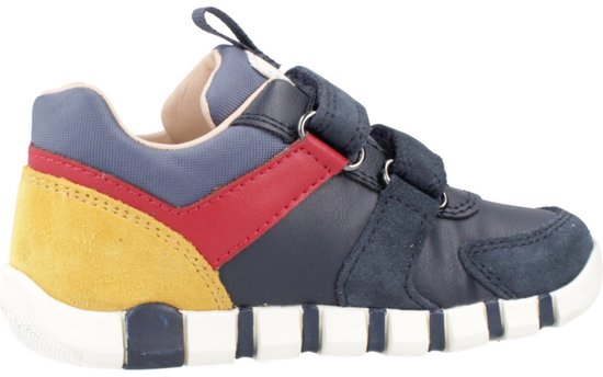 Chaussures Premier Pas Geox Pour Bébé Garçon Iupidoo Boy - Baskets Respirantes Avec Semelle En Caoutchouc